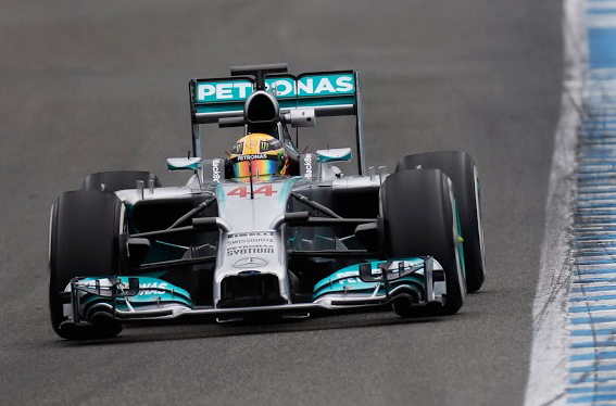 Mercedes Test Jerez F1 2014 day 3