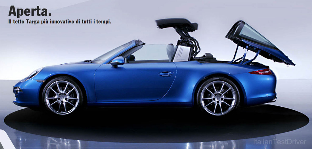 Nuova Porsche 911 Targa