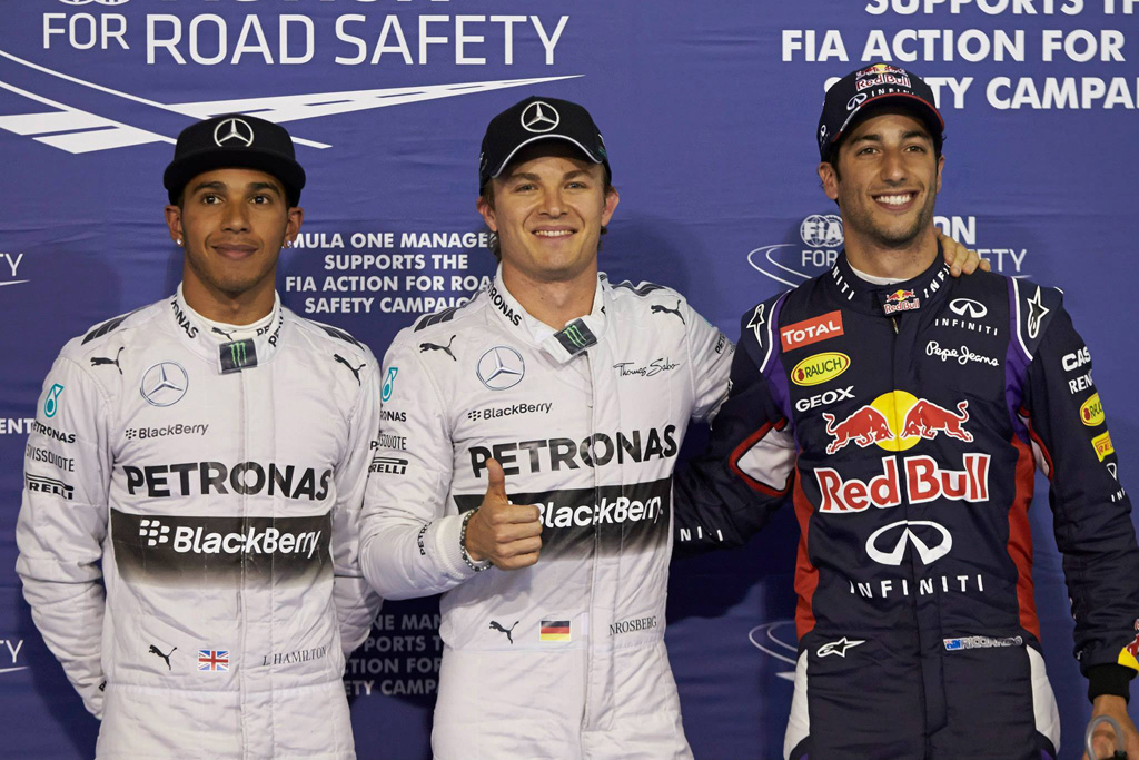 Pole Rosberg GP Bahrain 2014 Formula 1