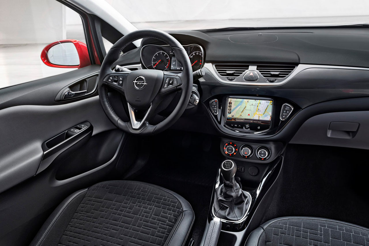 Nuova Opel Corsa 2015 interni (1)