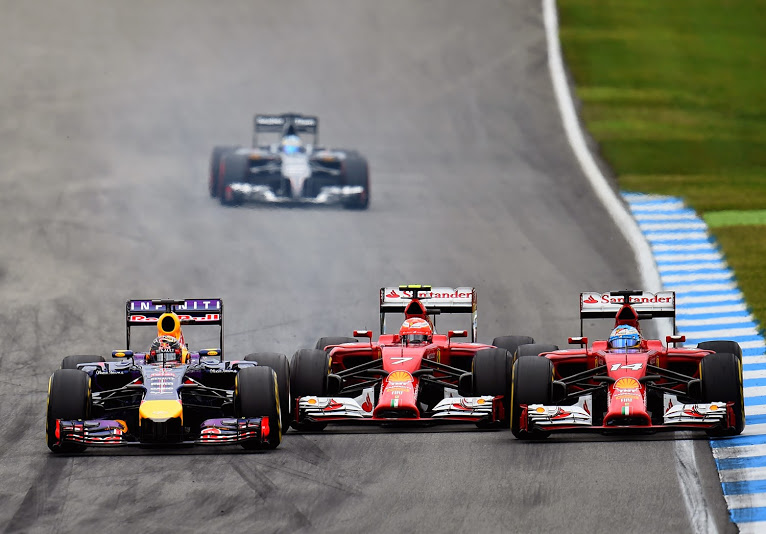 Vettel Raikkonen Alonso GP Hockenheim