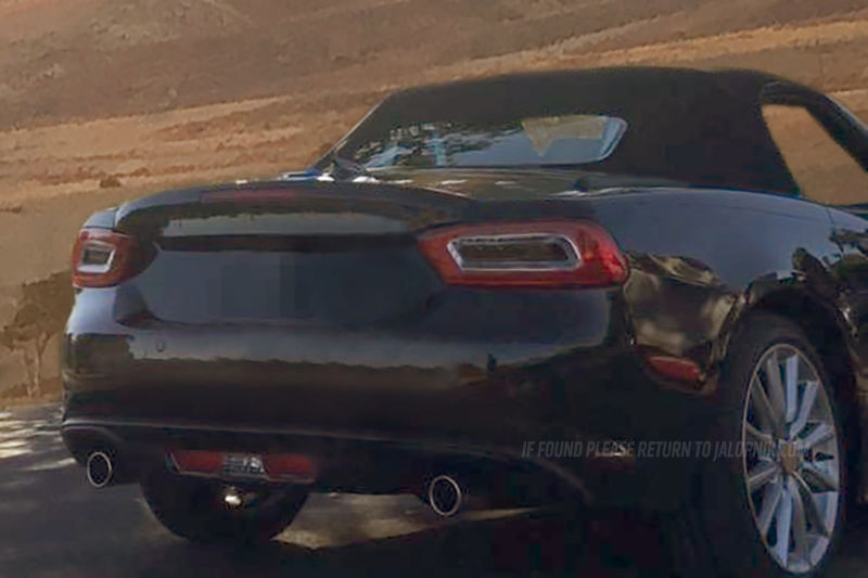 Nuova Fiat 124 Spider foto spia (3)