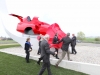 INAUGURAZIONE SCULTURA  FRANCO REGGIANI EVOLUZIONE OMAGGIO ALLA FERRARI VIA TRATTATI DI ROMA REGGIO EMILIA