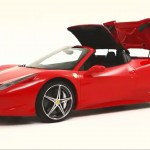 Ferrari 458 Spider – Sistema di apertura tettuccio in alluminio