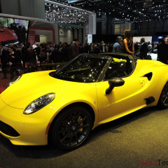 Salone di Ginevra 2015 live: Alfa Romeo 4C Spider